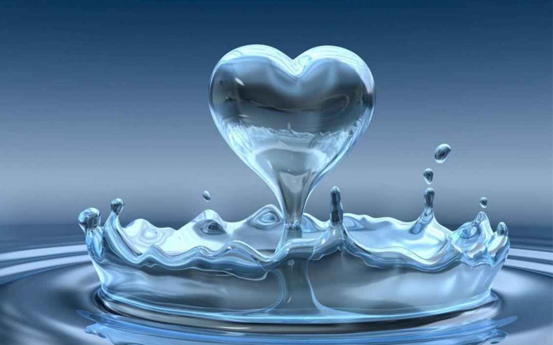 Water Drop Heart