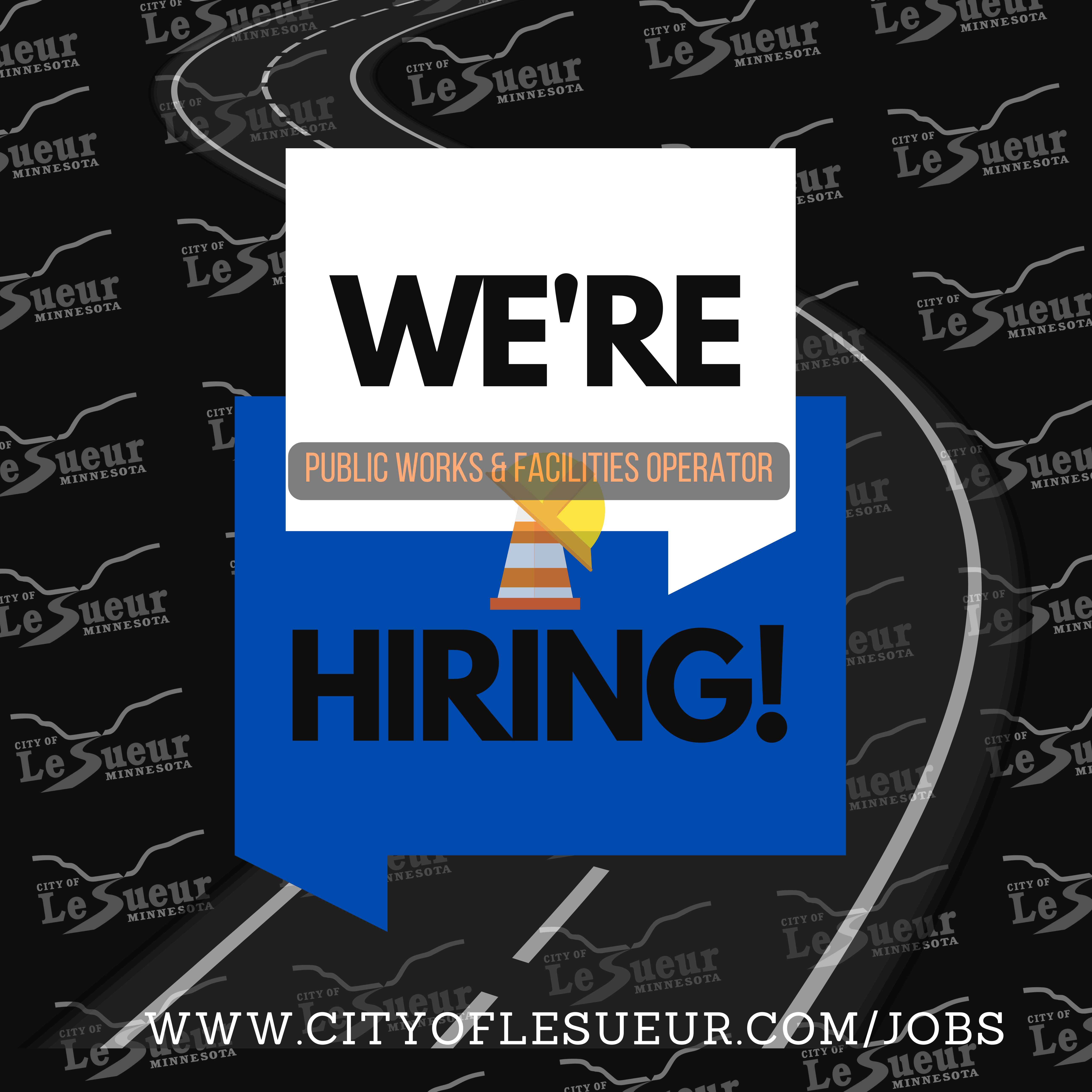 We're Hiring: Public Works & Facilities Operator