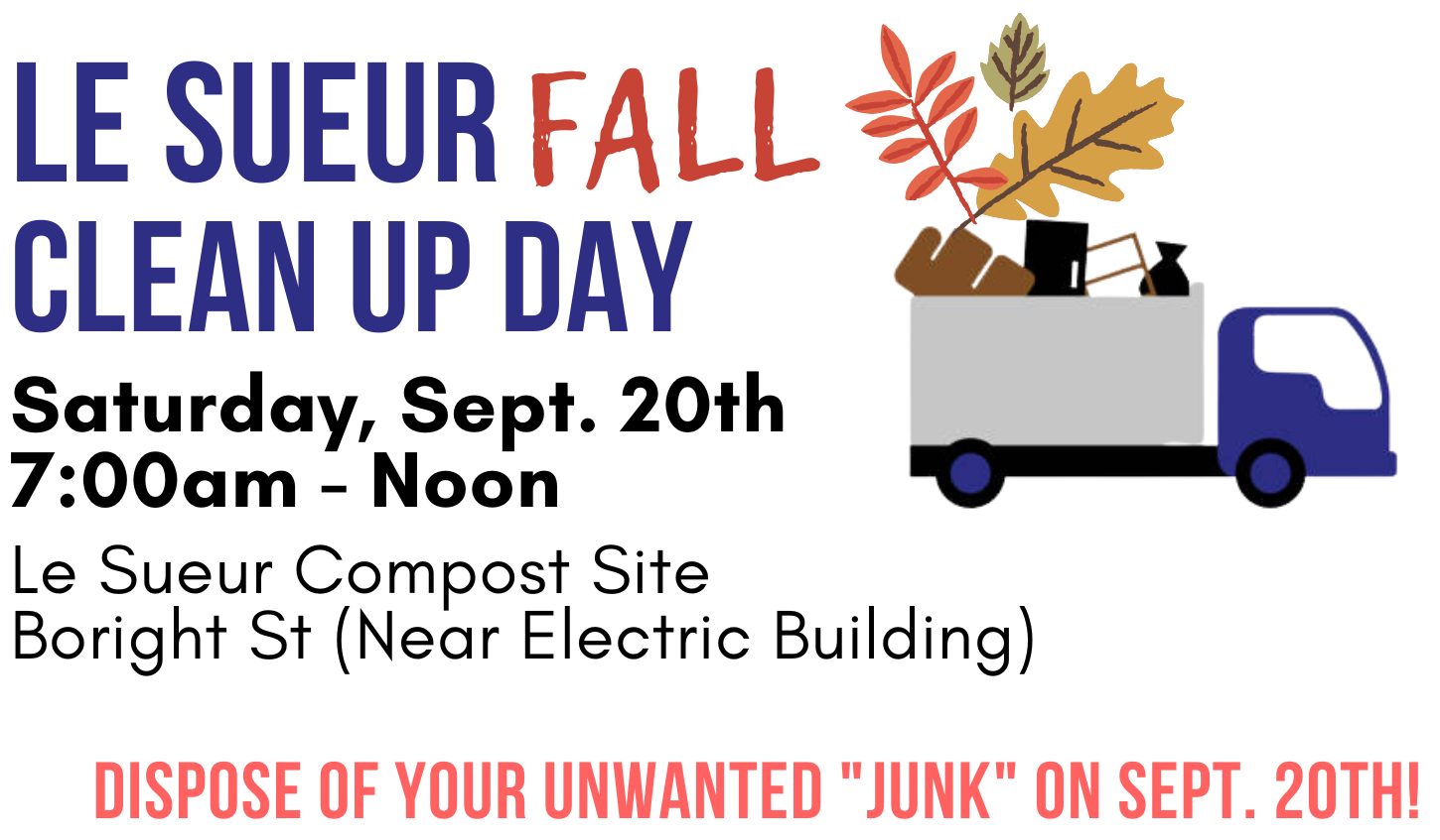 Fall City Wide Clean Up: September 20, 2025