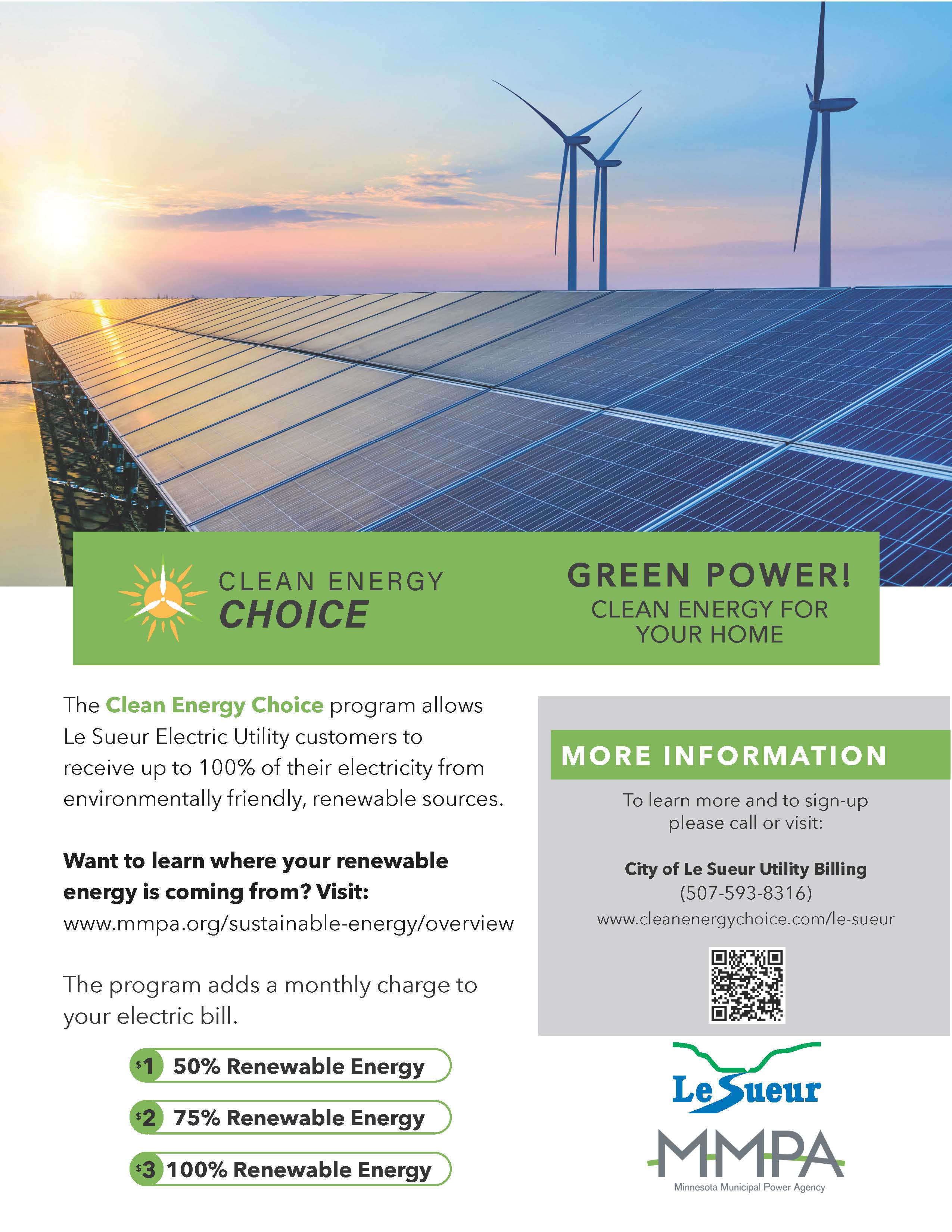 2026 Clean Energy Choice Residential Brochure